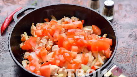 Рецепт гречневой лапши с курицей и овощами