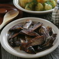 Рецепт Белых грибов, запеченных с мятой