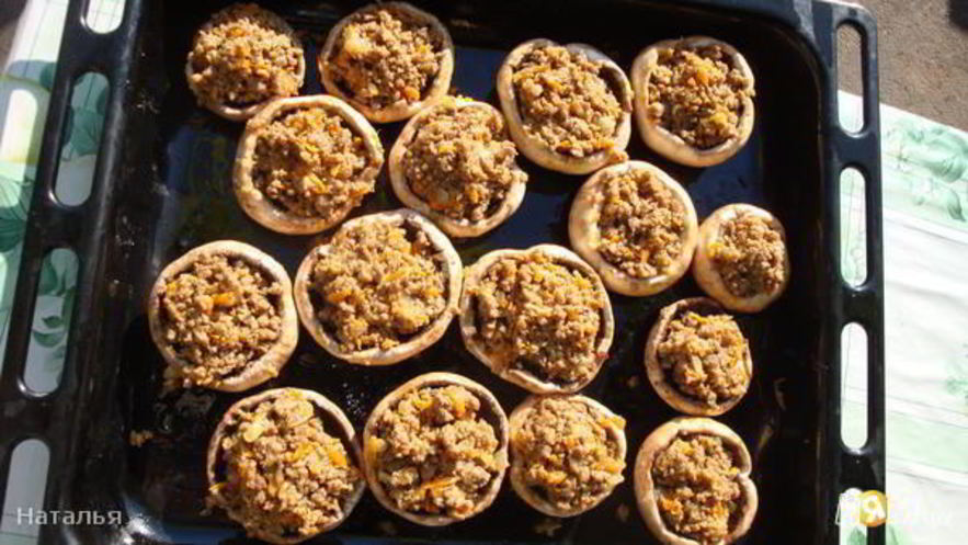 Рецепт фаршированных грибочков