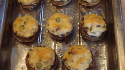 Рецепт фаршированных шампиньонов