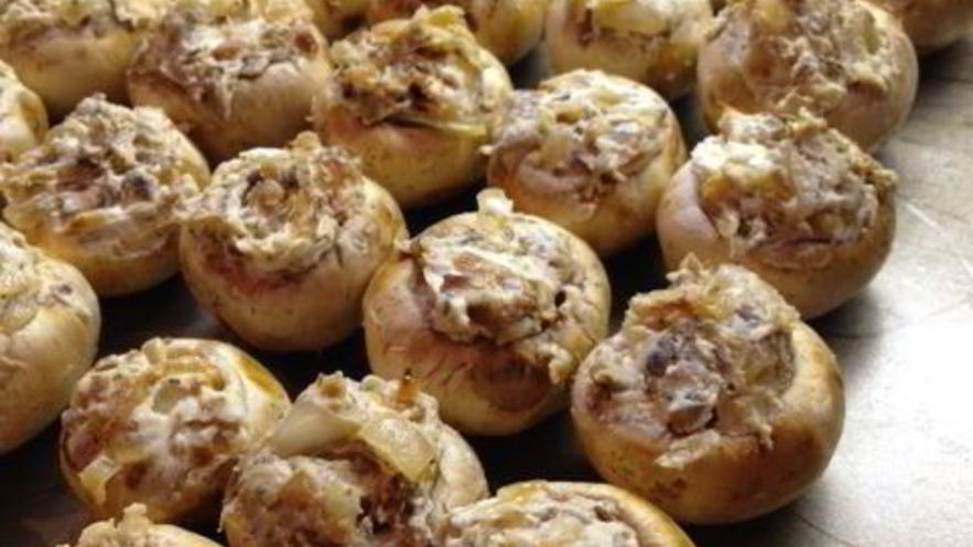 Рецепт грибов фаршированных в духовке