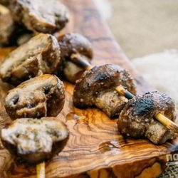 Рецепт Грибов на мангале