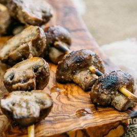 Рецепт Грибов на мангале