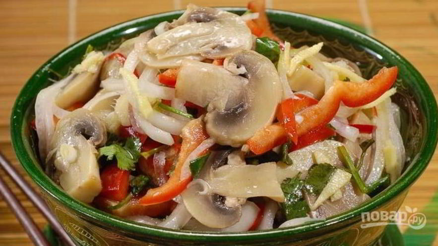 Рецепт грибов по-корейски