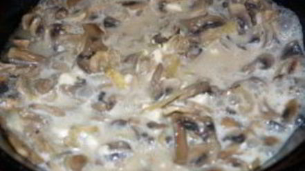 Рецепт грибов под соусом