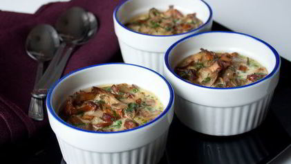 Рецепт Грибов в сливочной заливке