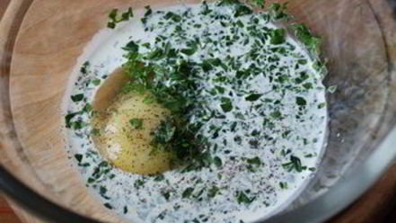 Рецепт грибов в сливочной заливке