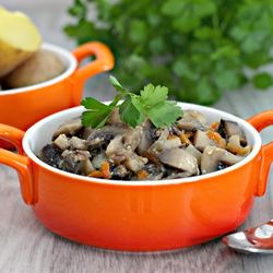 Рецепт Грибов в сметане в мультиварке тушеные