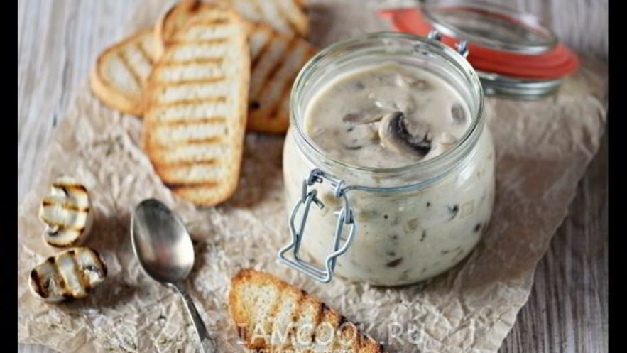 Рецепт грибов в сметанном соусе