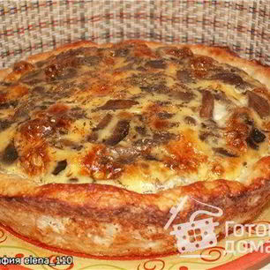 Рецепт Куриного лукошка с грибным омлетом