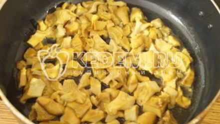 Рецепт лисичек жареных с картофелем