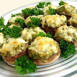 Рецепт Нежных шампиньонов с сыром в микроволновке