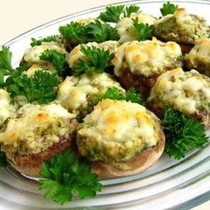 Рецепт Нежных шампиньонов с сыром в микроволновке