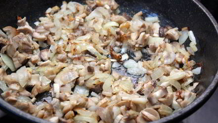 Рецепт постных фаршированных шампиньонов