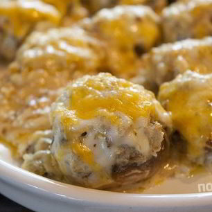 Рецепт Шампиньонов, фаршированных беконом и сыром