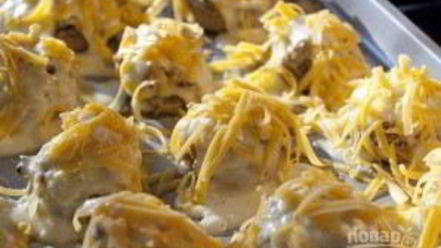 Рецепт шампиньонов, фаршированных беконом и сыром