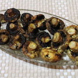 Рецепт Шампиньонов на мангале