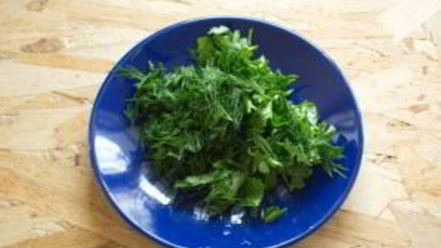 Рецепт шампиньонов с чесноком и зеленью