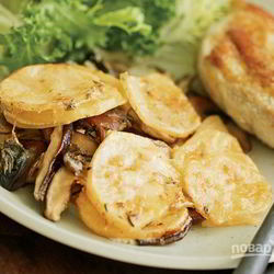 Рецепт Шампиньонов с картошкой в духовке