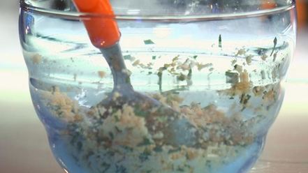 Рецепт шампиньонов с яйцом и зеленью