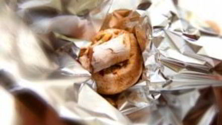 Рецепт шампиньонов в фольге в духовке