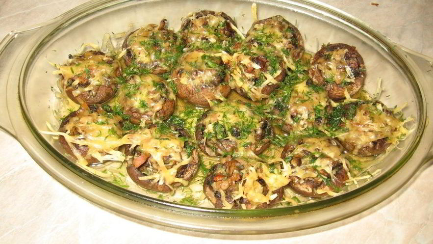 Рецепт шампиньонов в микроволновке