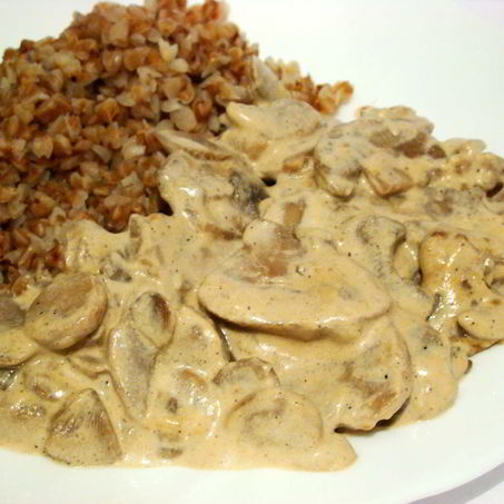 Рецепт Шампиньонов в сметанном соусе