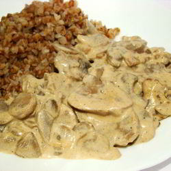 Рецепт Шампиньонов в сметанном соусе