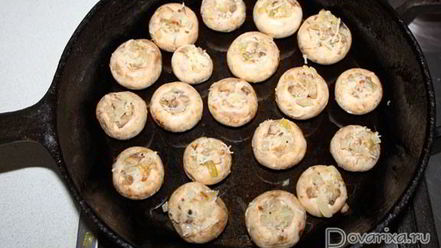 Рецепт шампиньонов, запеченных с сыром