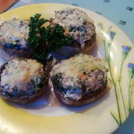 Рецепт Шампиньонов запеченных со сливочным сыром