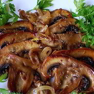 Рецепт Шампиньонов жареных с луком