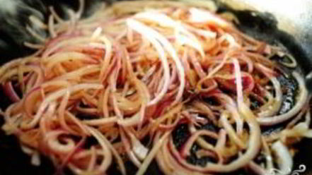 Рецепт шампиньонов жареных с луком