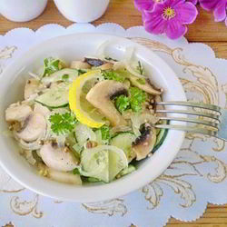 Рецепт Сыроедческих шампиньонов