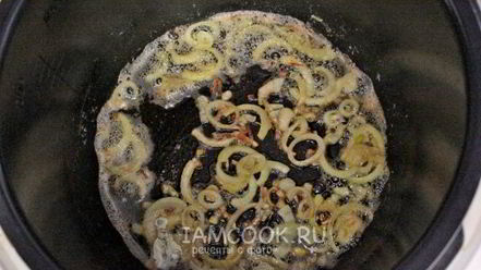 Рецепт тушеных грибов в мультиварке