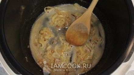 Рецепт тушеных грибов в мультиварке