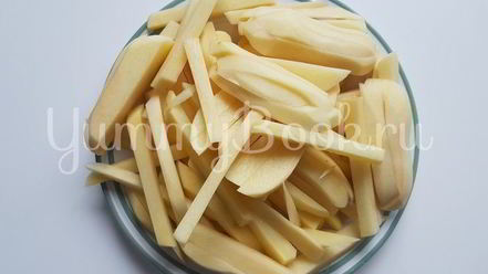 Рецепт вешенок с жареной картошкой