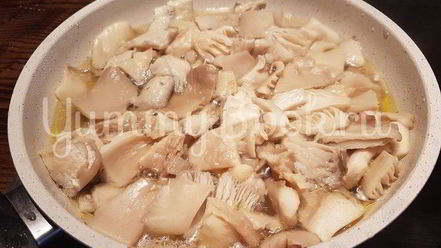 Рецепт вешенок с жареной картошкой