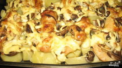 Рецепт Запеченных опят