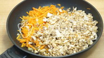 Рецепт запеченных шампиньонов с овощами