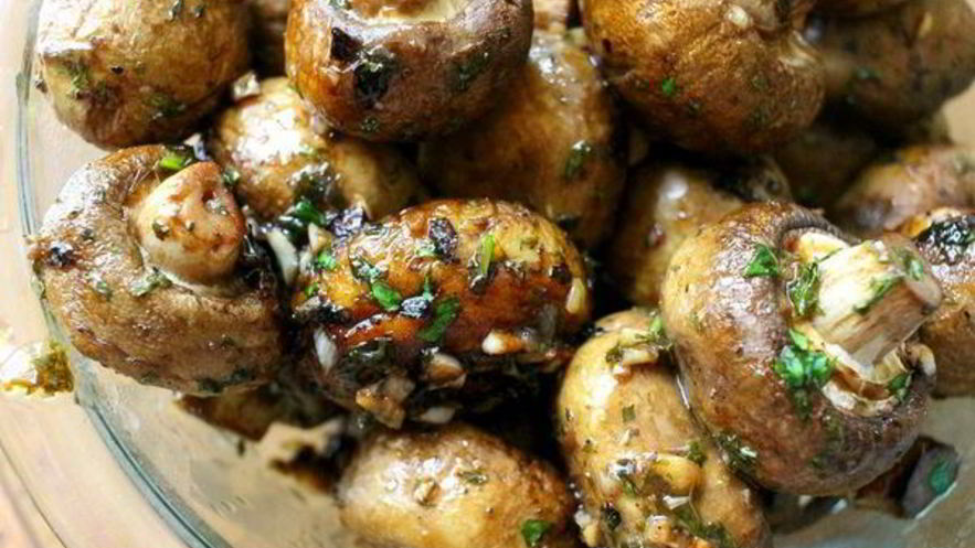 Рецепт запеченных шампиньонов с прованскими травами