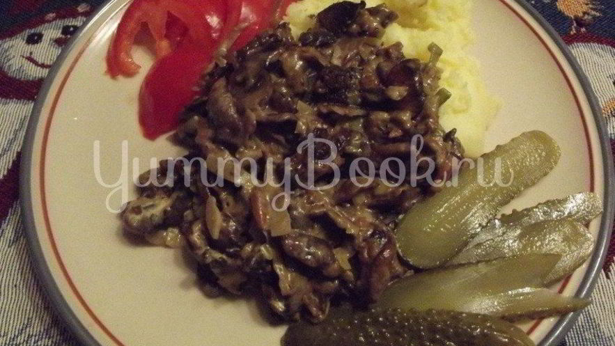 Рецепт жаренных шампиньонов в мультиварке