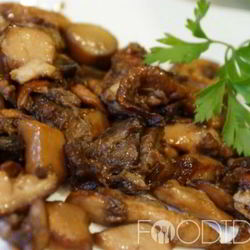 Рецепт Жареных белых грибов