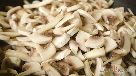 Рецепт жареных шампиньонов со сметаной