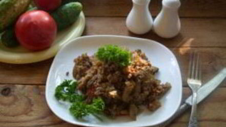 Рецепт гуляша из баклажанов