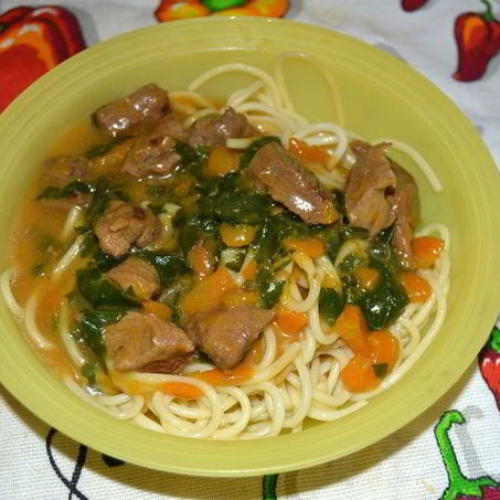 Рецепт Гуляша из говядины с тыквой