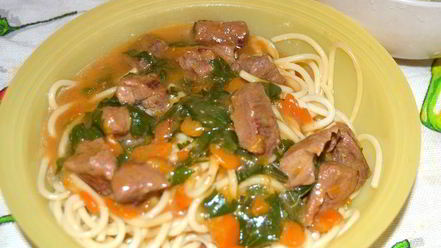 Рецепт гуляша из говядины с тыквой