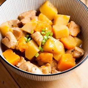 Рецепт Гуляша из индейки с тыквой