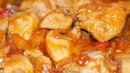 Рецепт Гуляша из индейки