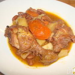 Рецепт Гуляша из красной фасоли и курицы