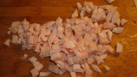 Рецепт гуляша из красной фасоли и курицы